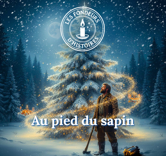 Bougie artisanale parfumée Les Fondeurs d’Histoires coulée à la main en Bretagne.