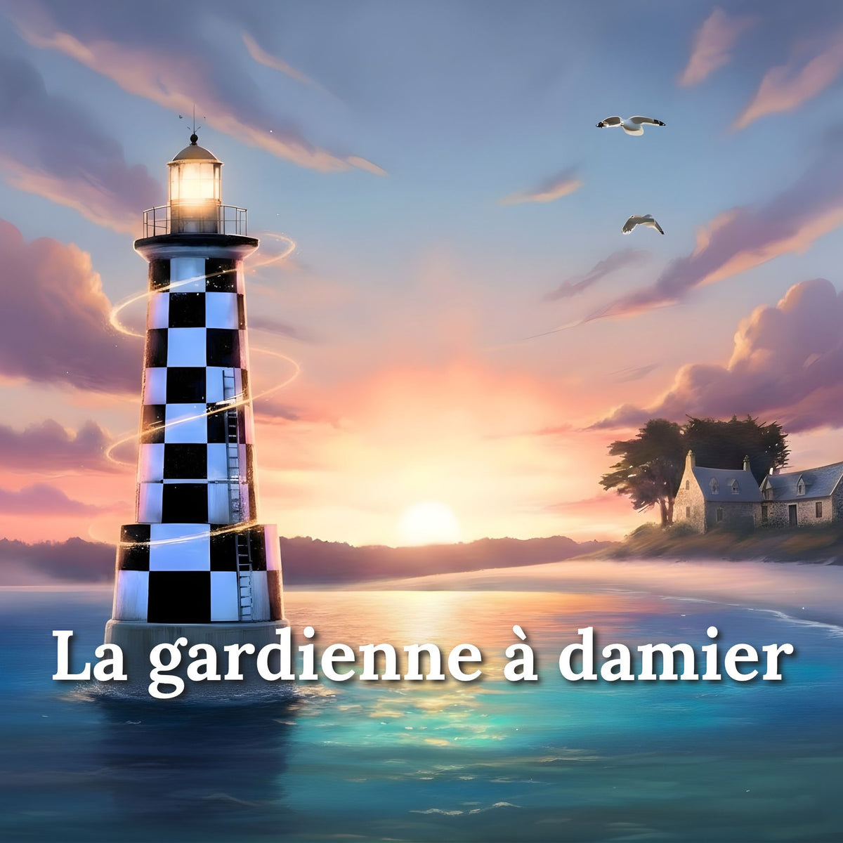 La gardienne à damier, bougie et fondants parfumés Les Fondeurs d'Histoires