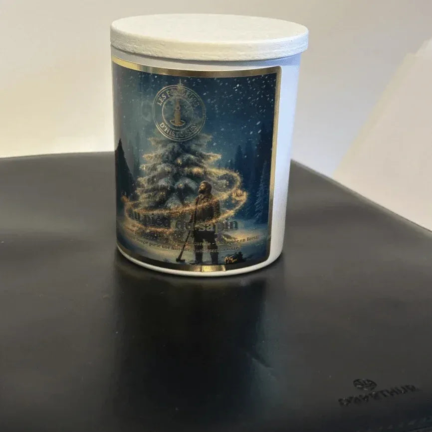 Bougie parfumée Au pied du sapin - Les Fondeurs d'Histoires