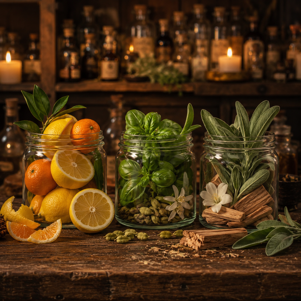 Au-delà du portail, bougie et fondants parfumés Les Fondeurs d'Histoires