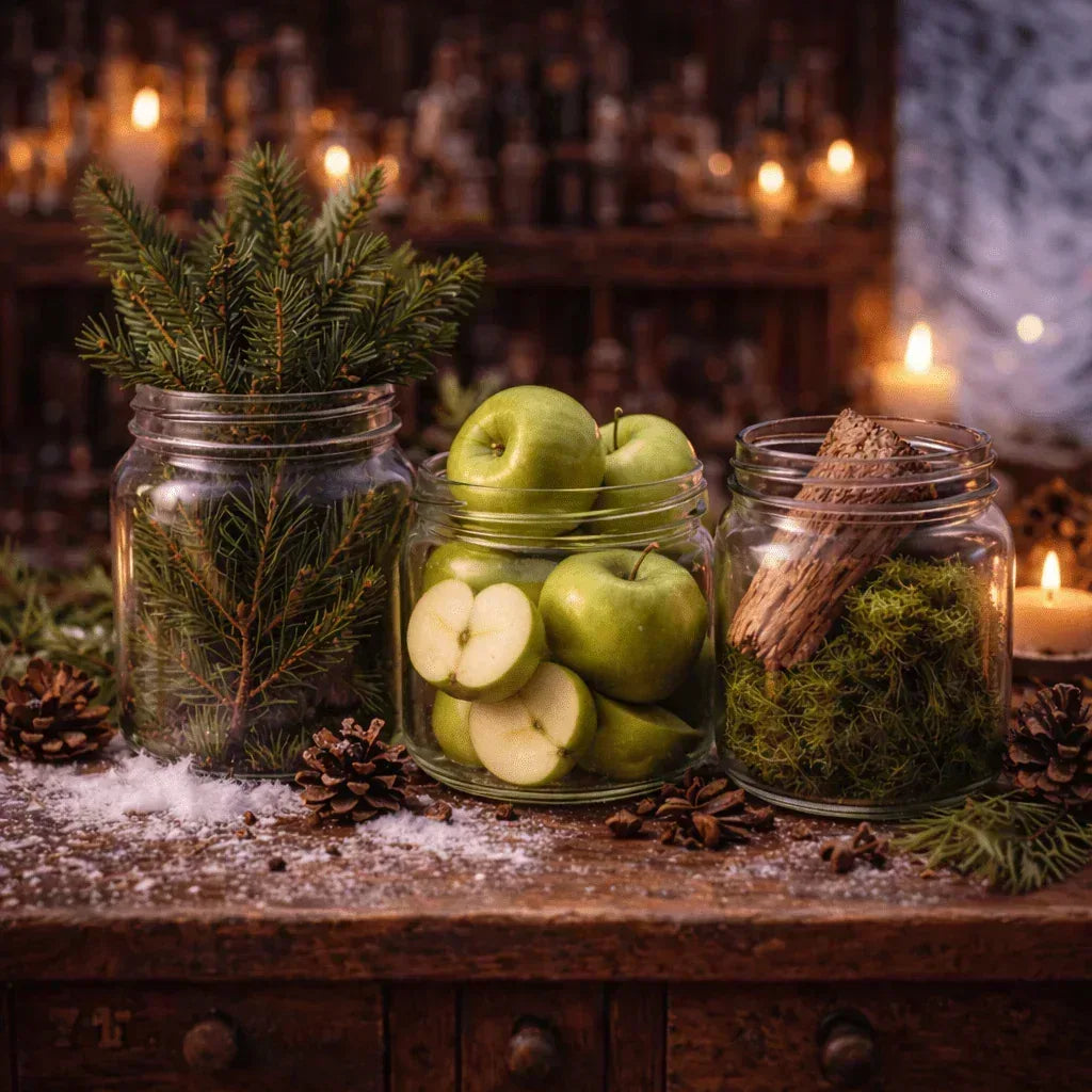 Au pied du sapin, bougie et fondants parfumés Les Fondeurs d'Histoires