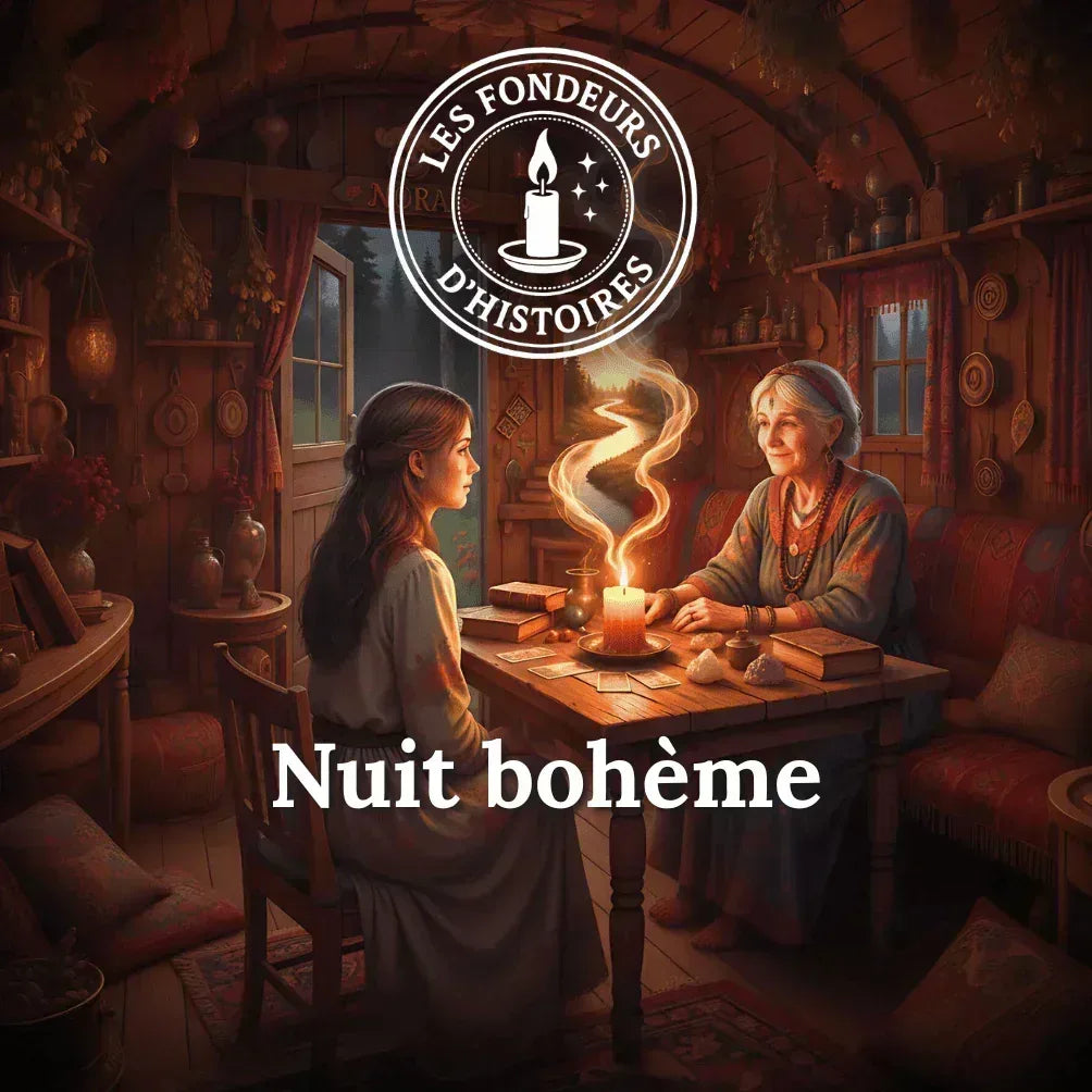 Nuit bohème, bougie et fondants parfumés Les Fondeurs d'Histoires