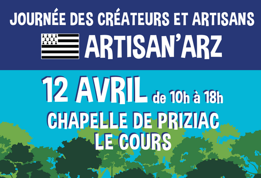 Artisan’Arz : Journée des Créateurs et Artisans à Priziac – 12 avril - Les Fondeurs d'Histoires