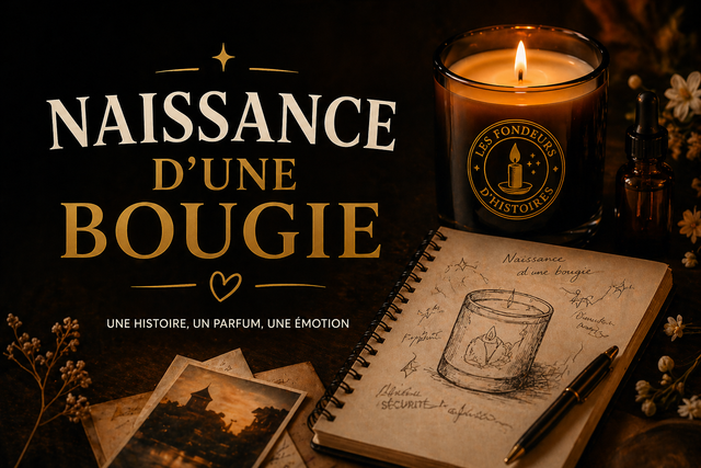 Naissance d’une bougie artisanale Les Fondeurs d’Histoires