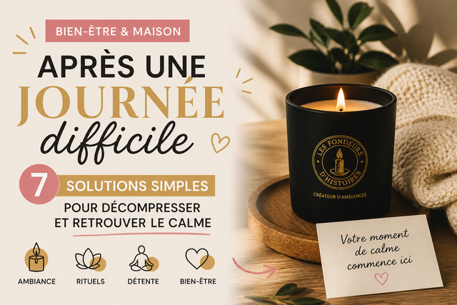 Comment se détendre après le travail avec une ambiance cocooning et une bougie parfumée