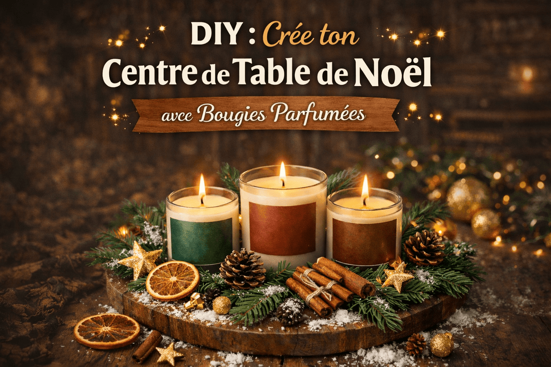 DIY : Crée ton centre de table de Noël - Les Fondeurs d'Histoires