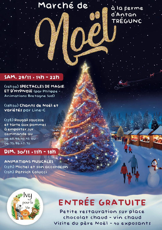 🎄 Rendez-vous au Marché de Noël de Trégunc (29 & 30 novembre) - Les Fondeurs d'Histoires