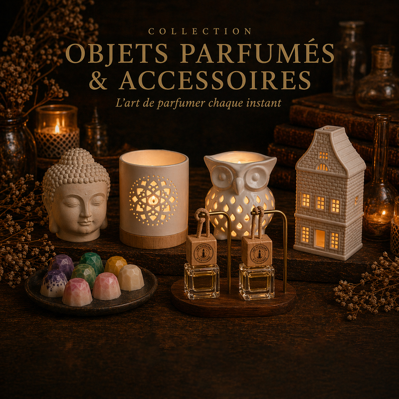 Scented objects and accessories for artisanal candles