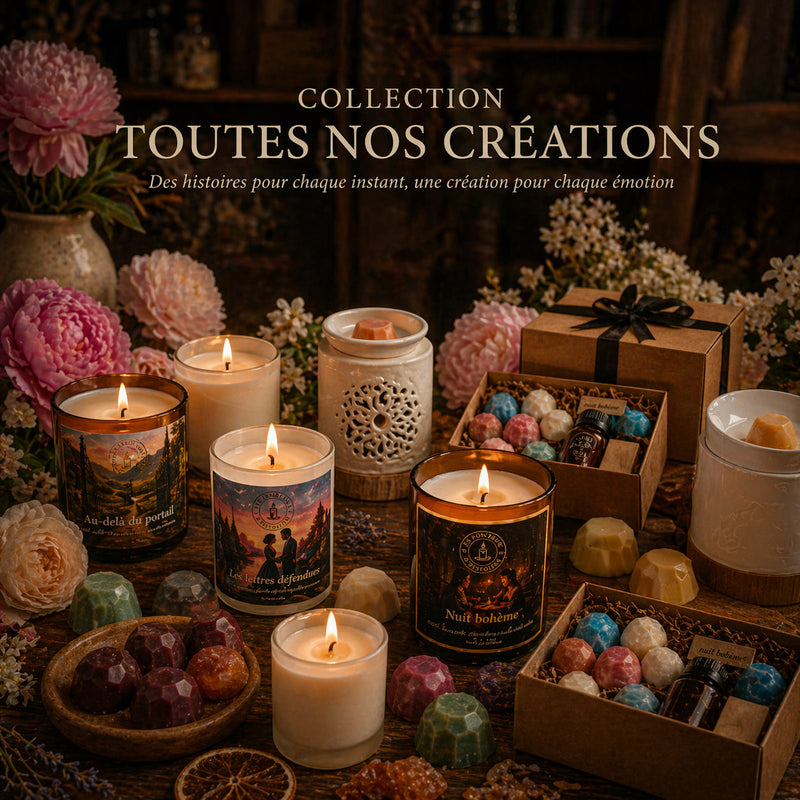 Bougies artisanales parfumées en Bretagne