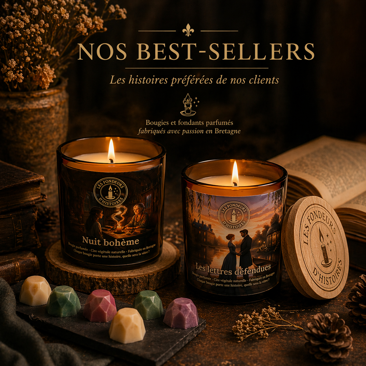 👉 Best-Sellers : bougies parfumées artisanales les plus vendues