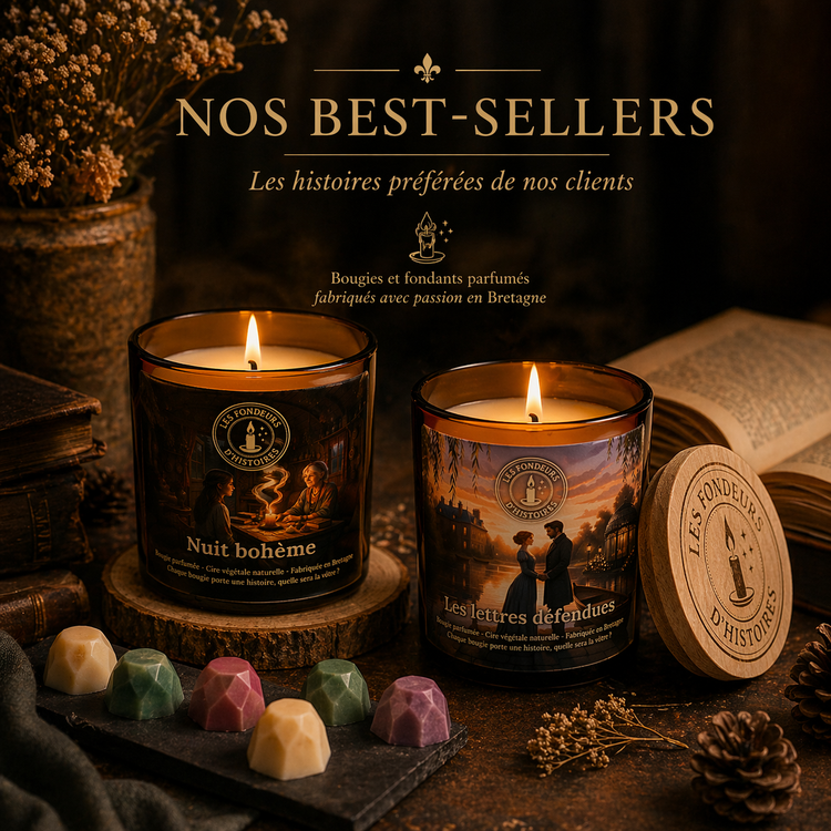 👉 Best-Sellers : bougies parfumées artisanales les plus vendues