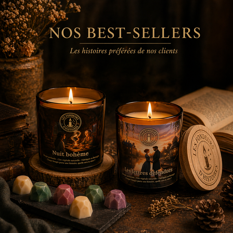 Bestsellers, the most sold artisanal scented candles