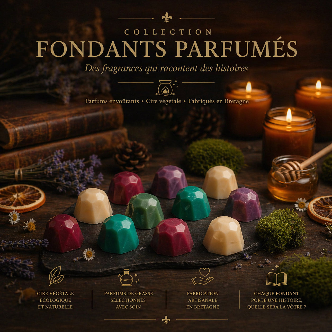 Fondants parfumés | Effet visuel magique & senteurs