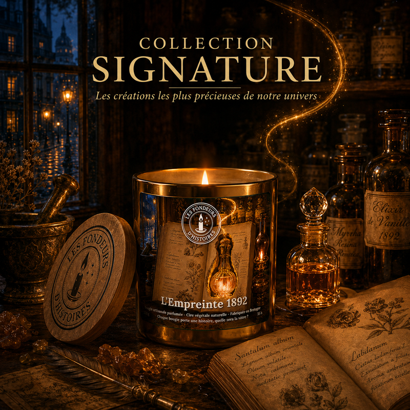 Signature Collection Les Fondeurs d'Histoires, exclusive scented candles