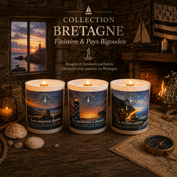 Collection Bretagne – Finistère & Pays Bigouden | Bougies & fondants parfumés