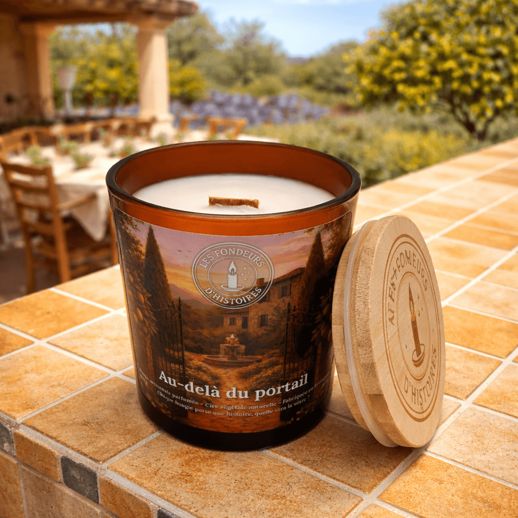 <span style="color:rgb(0,0,0);">Bougie artisanale parfumée -</span> Au-deladuportail_Home - Les Fondeurs d'Histoires - <span style="color:rgb(0,0,0);">en cire végétale fabriquée en Bretagne - Les Fondeurs d’Histoires</span>