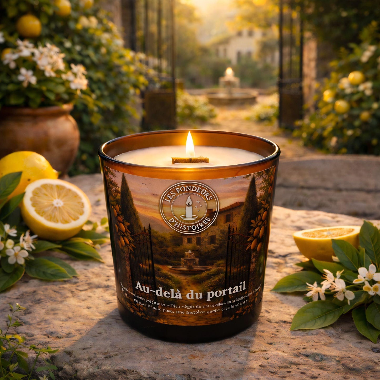 <span style="color:rgb(0,0,0);">Bougie artisanale parfumée -</span> Au-deladuportailcopie2 - Les Fondeurs d'Histoires - <span style="color:rgb(0,0,0);">en cire végétale fabriquée en Bretagne - Les Fondeurs d’Histoires</span>
