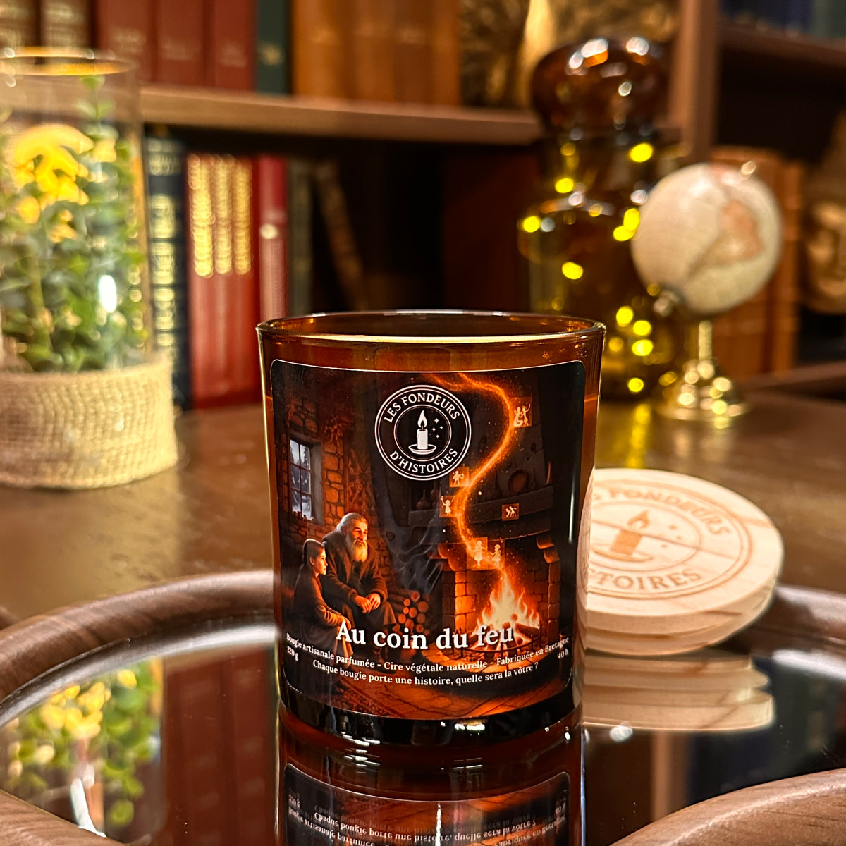 Bougie parfumée Au coin du feu