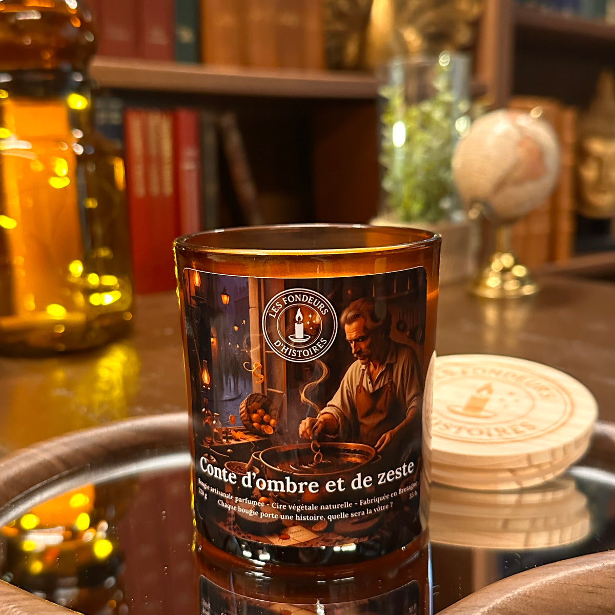Bougie parfumée Conte d’ombre et de zeste