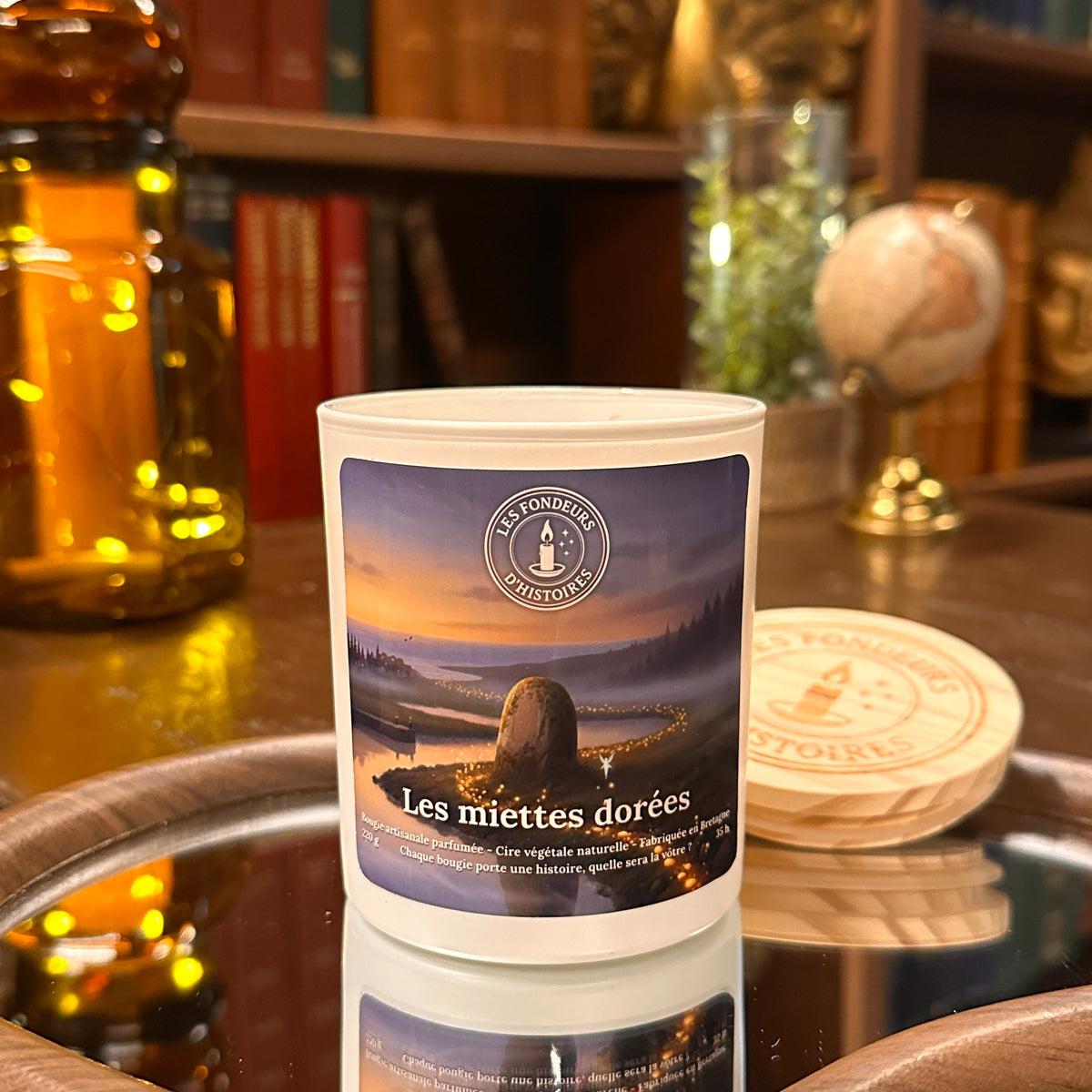 Bougie parfumée Les miettes dorées