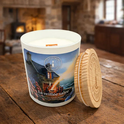 Bougie parfumée La veillée salée - Les Fondeurs d'Histoires