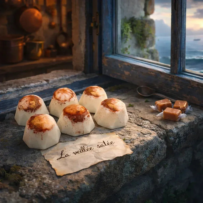 Scented wax melts The Salty Vigil, artisanal Breton salted butter caramel