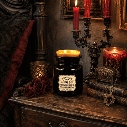 <span style="color:rgb(0,0,0);">Bougie artisanale parfumée -</span> Diffuseur_de_fondants_Flacon_d_Ombre_dans_une_ambiance_cabinet_d_apothicaire - Les Fondeurs d'Histoires - <span style="color:rgb(0,0,0);">en cire végétale fabriquée en Bretagne - Les Fondeurs d’Histoires</span>