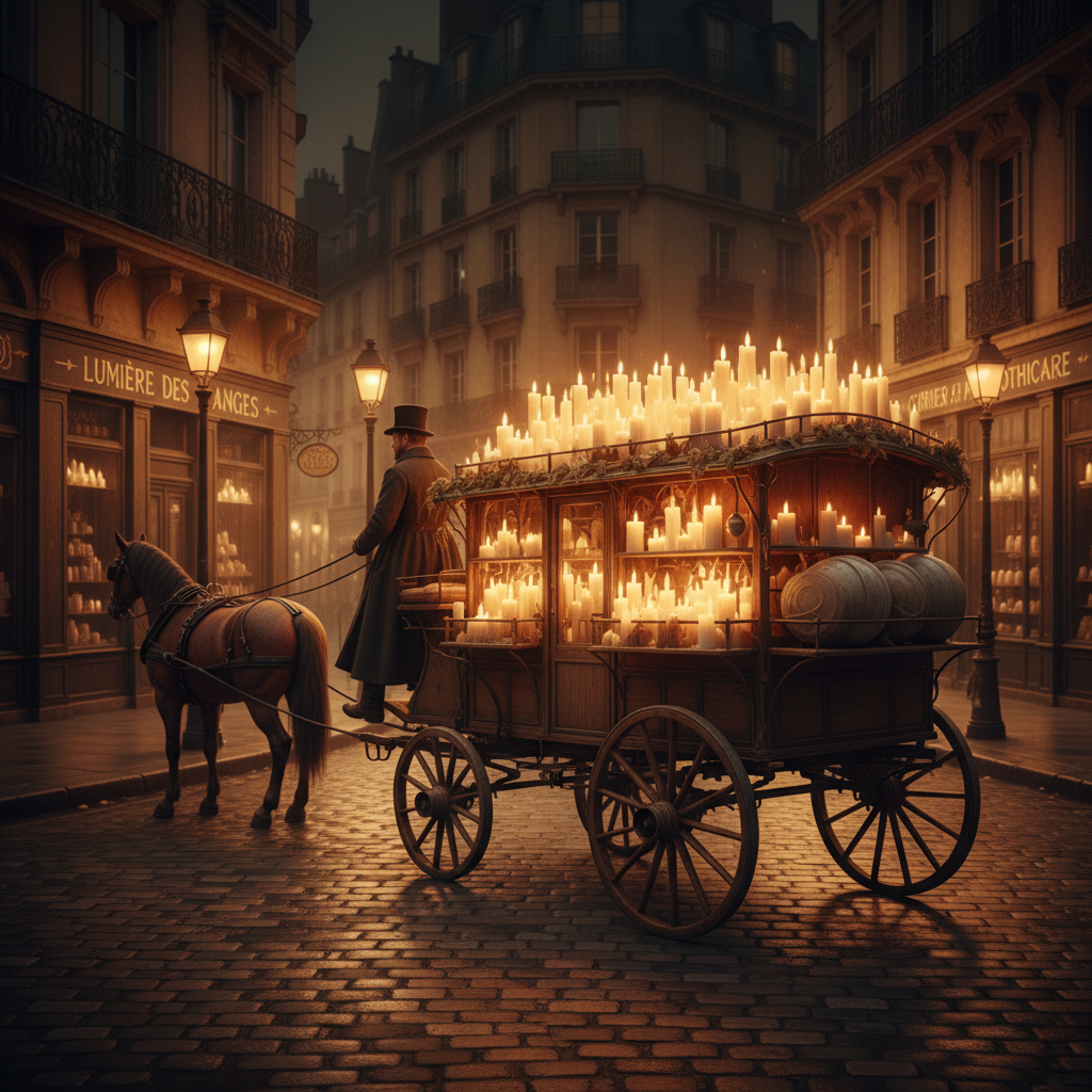 Bougie artisanale parfumée en cire végétale, fabriquée à la main en Bretagne