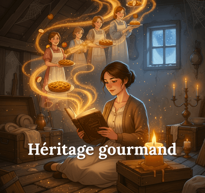 Bougie parfumée Héritage gourmand, Les Fondeurs d'Histoires