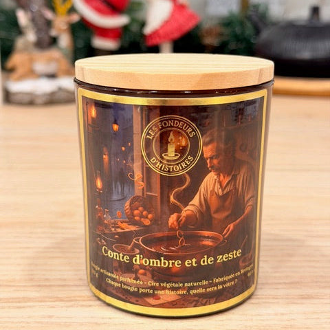 Bougie Conte d’ombre et de zeste