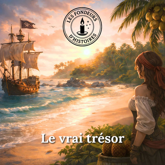 <span style="color:rgb(0,0,0);">Bougie artisanale parfumée -</span> Le_vrai_tresor_cover - Les Fondeurs d'Histoires - <span style="color:rgb(0,0,0);">en cire végétale fabriquée en Bretagne - Les Fondeurs d’Histoires</span>