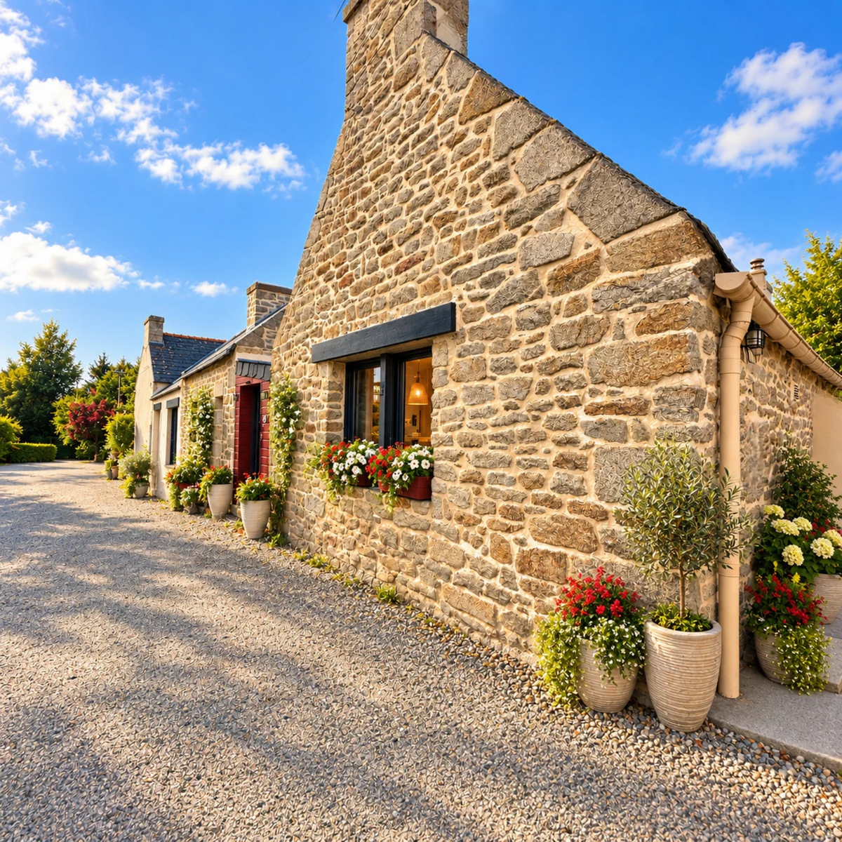 Le penty de Loctudy, petite maison bretonne en pierre où sont coulées les bougies des Fondeurs d'Histoires