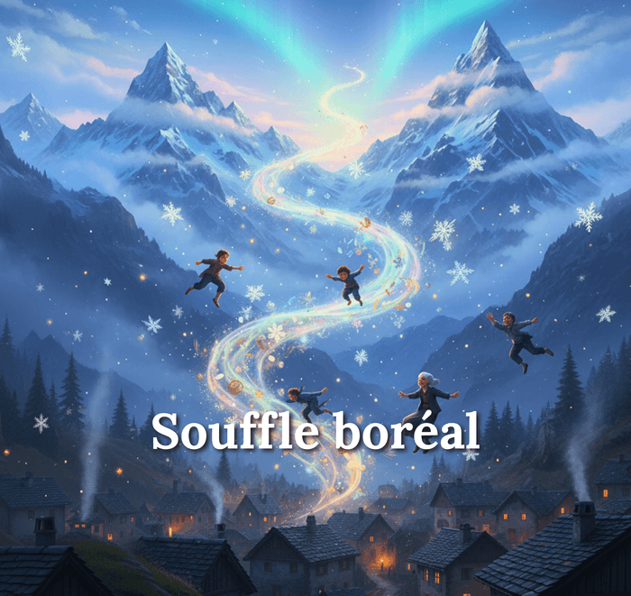 Bougie parfumée Souffle boréal, Les Fondeurs d'Histoires