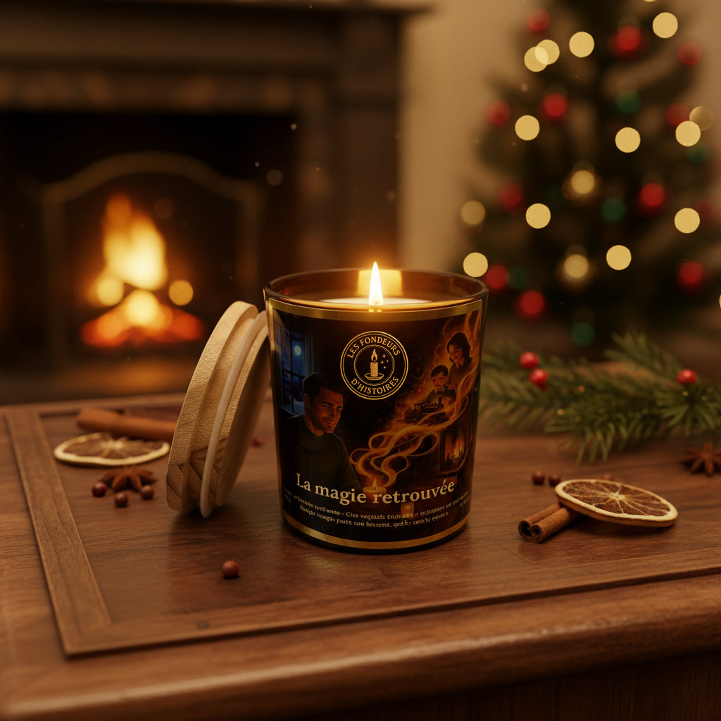 Bougie parfumée au design apothicaire – fabrication bretonne