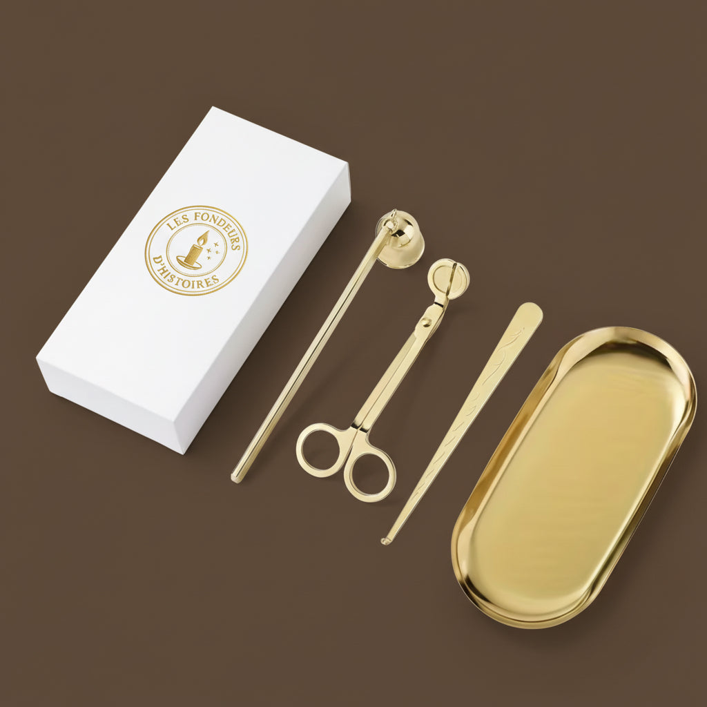 Bougie parfumée en cire végétale, fabrication artisanale française.