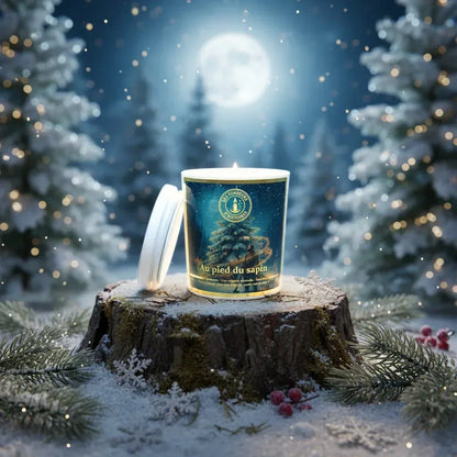 Bougie parfumée Au pied du sapin - Les Fondeurs d'Histoires