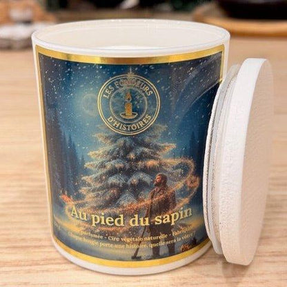 Bougie parfumée Au pied du sapin - Les Fondeurs d'Histoires