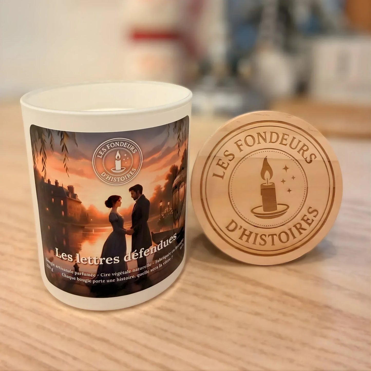 Bougie parfumée Les lettres défendues - Les Fondeurs d'Histoires