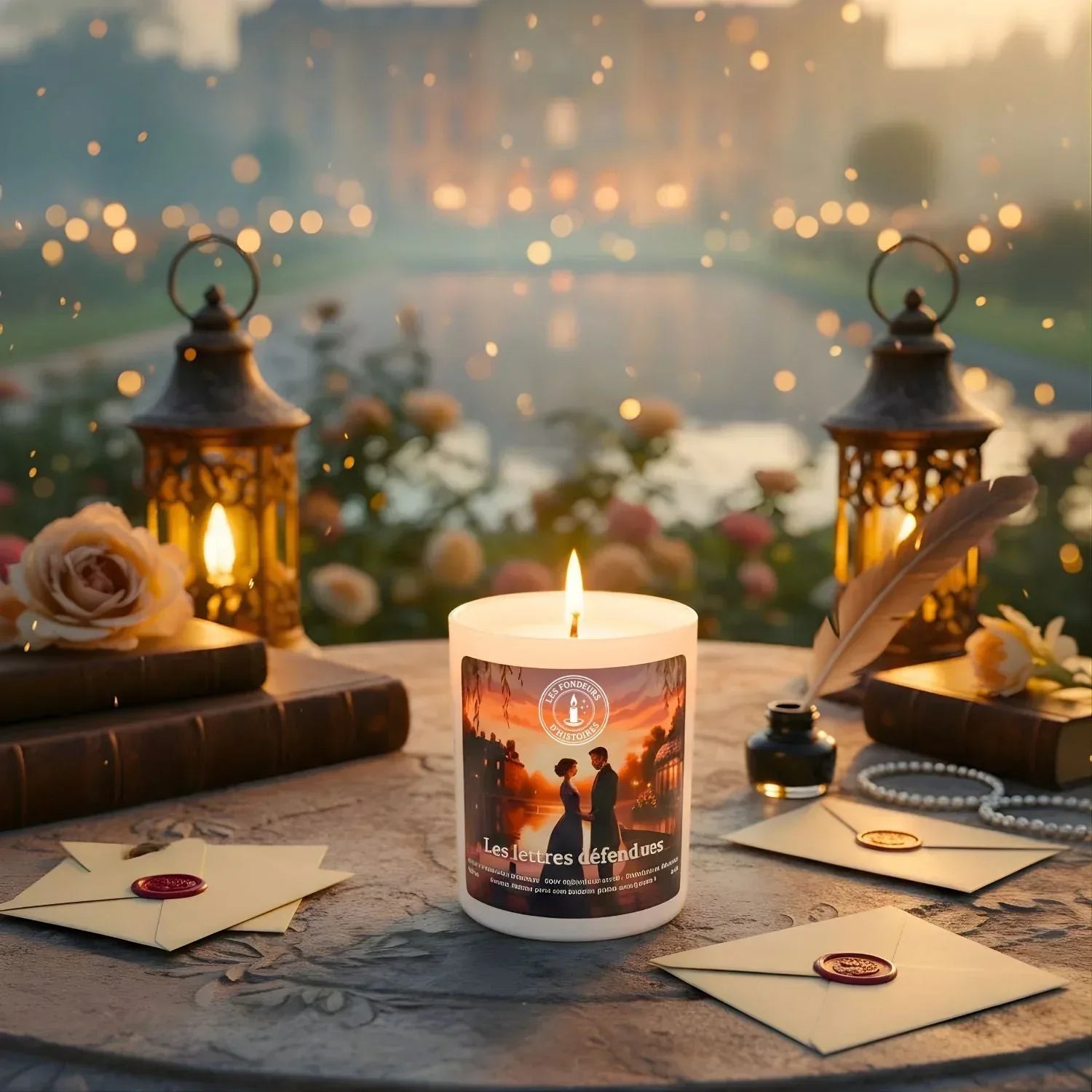 Bougie parfumée Les lettres défendues - Les Fondeurs d'Histoires