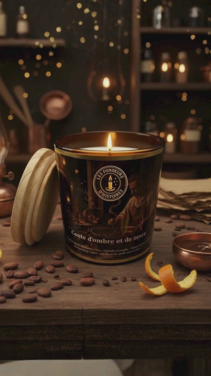 Bougie Conte d’ombre et de zeste