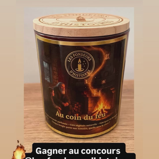 Bougie parfumée Au coin du feu