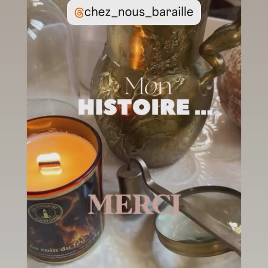 Bougie parfumée Au coin du feu