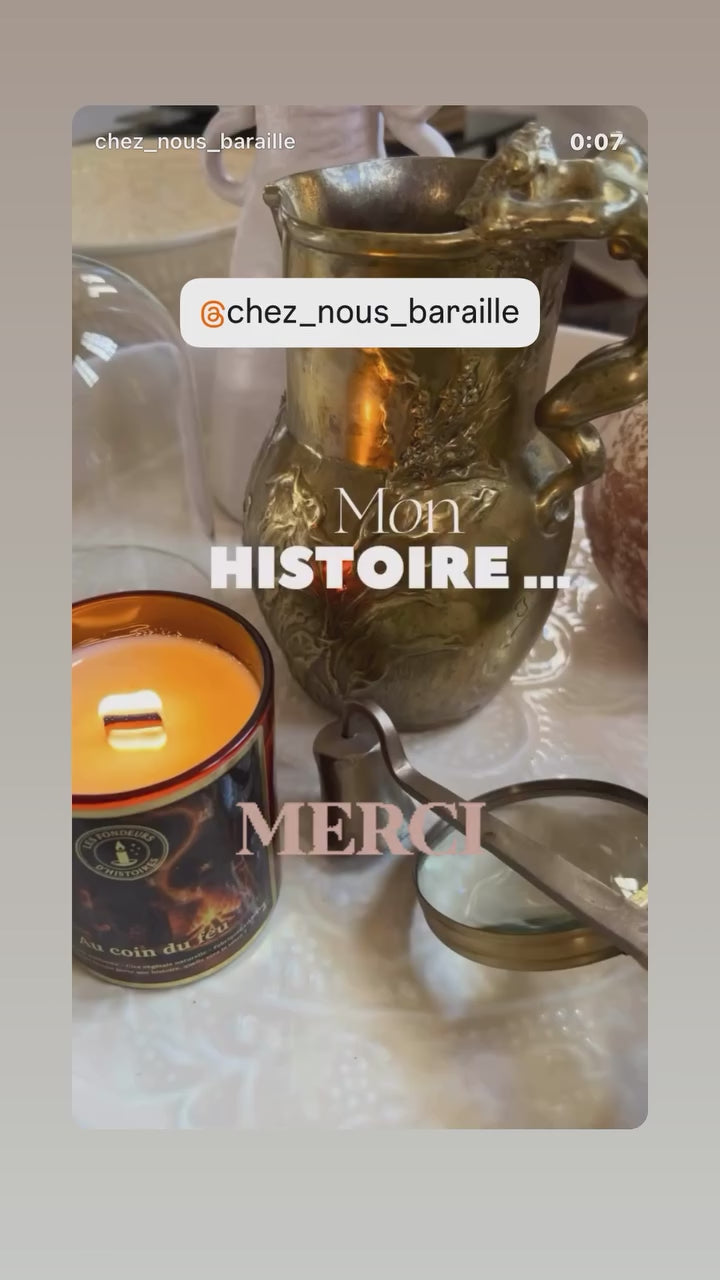Bougie parfumée Au coin du feu