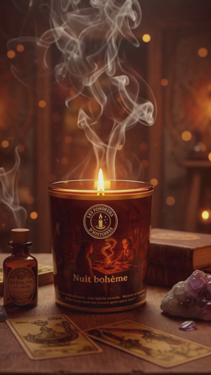 Décoration de maison avec bougie parfumée des Fondeurs d’Histoires