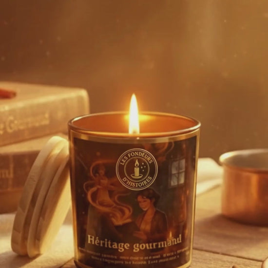 Décoration de maison avec bougie parfumée des Fondeurs d’Histoires
