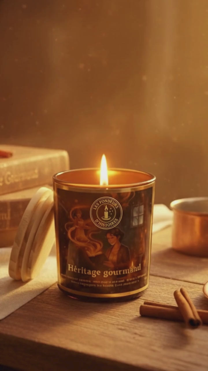 Décoration de maison avec bougie parfumée des Fondeurs d’Histoires